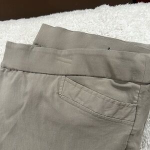 Tan Straight-Leg Chinos with Smooth Finish
